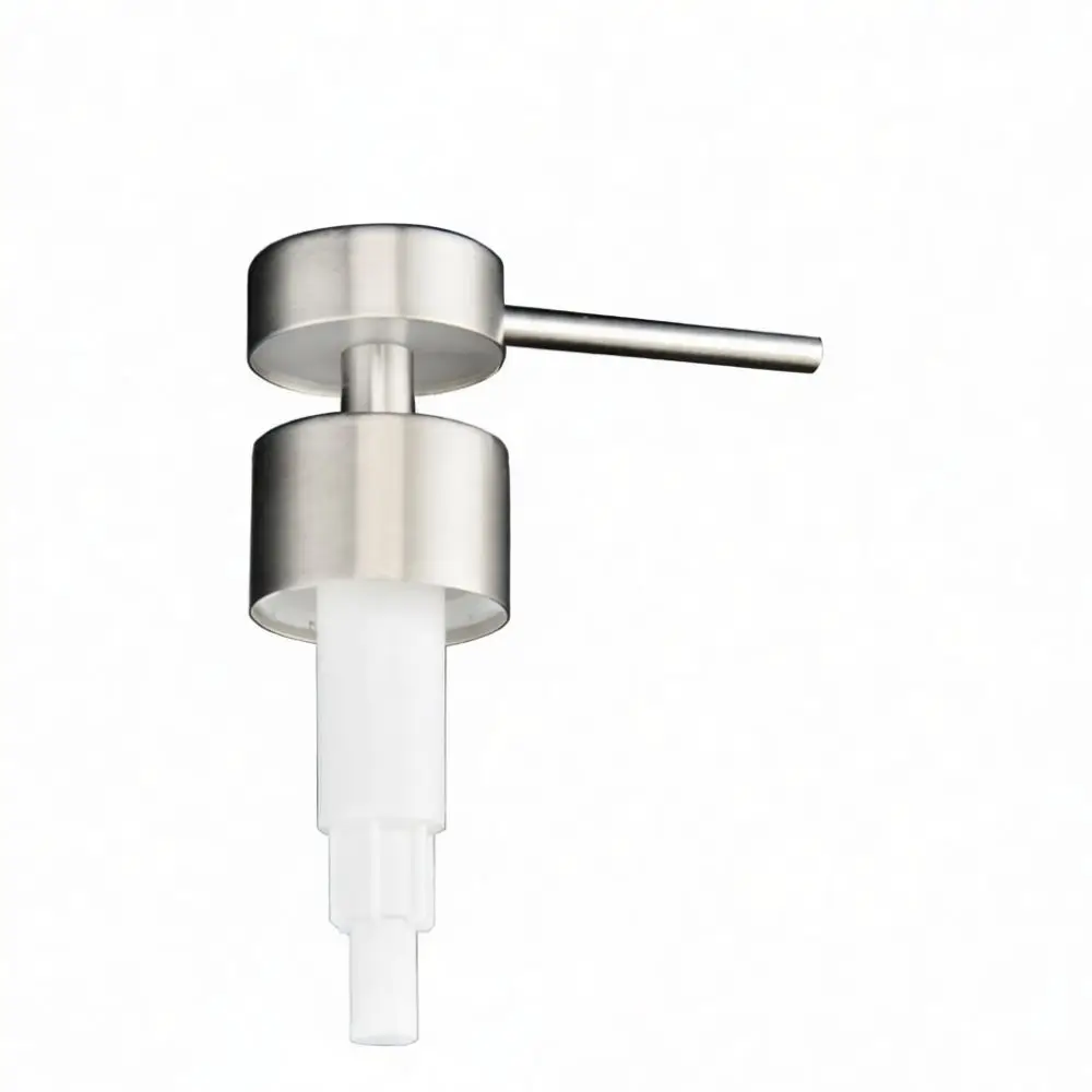 Replacement Press Pump Head For 304 Stainless Steel Soap Dispenser Lotion Bottle Sprayer Nozzle Durable Bathroom Accessories