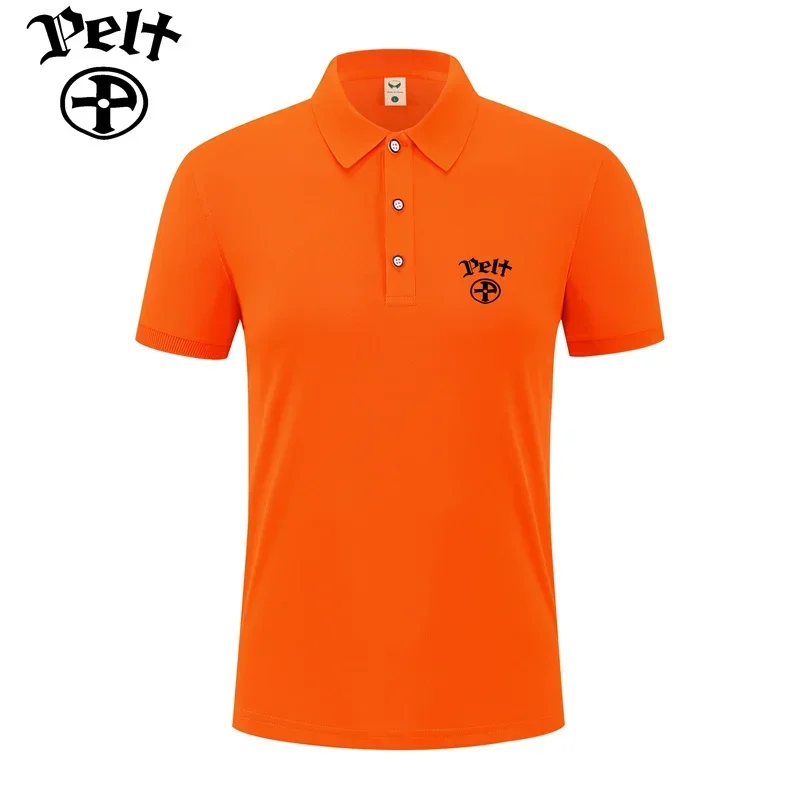 2026 Summer New Men's and Women's Breathable Polo Shirt Business Leisure High Quality Collar T-shirt