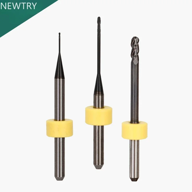 

1Pcs Dental Lab CADCAM Milling Bur Sirona MCX5 Zirconia Cutters 0.5mm/1.0mm/2.0mm DC/DLC Coating Shank 3MM