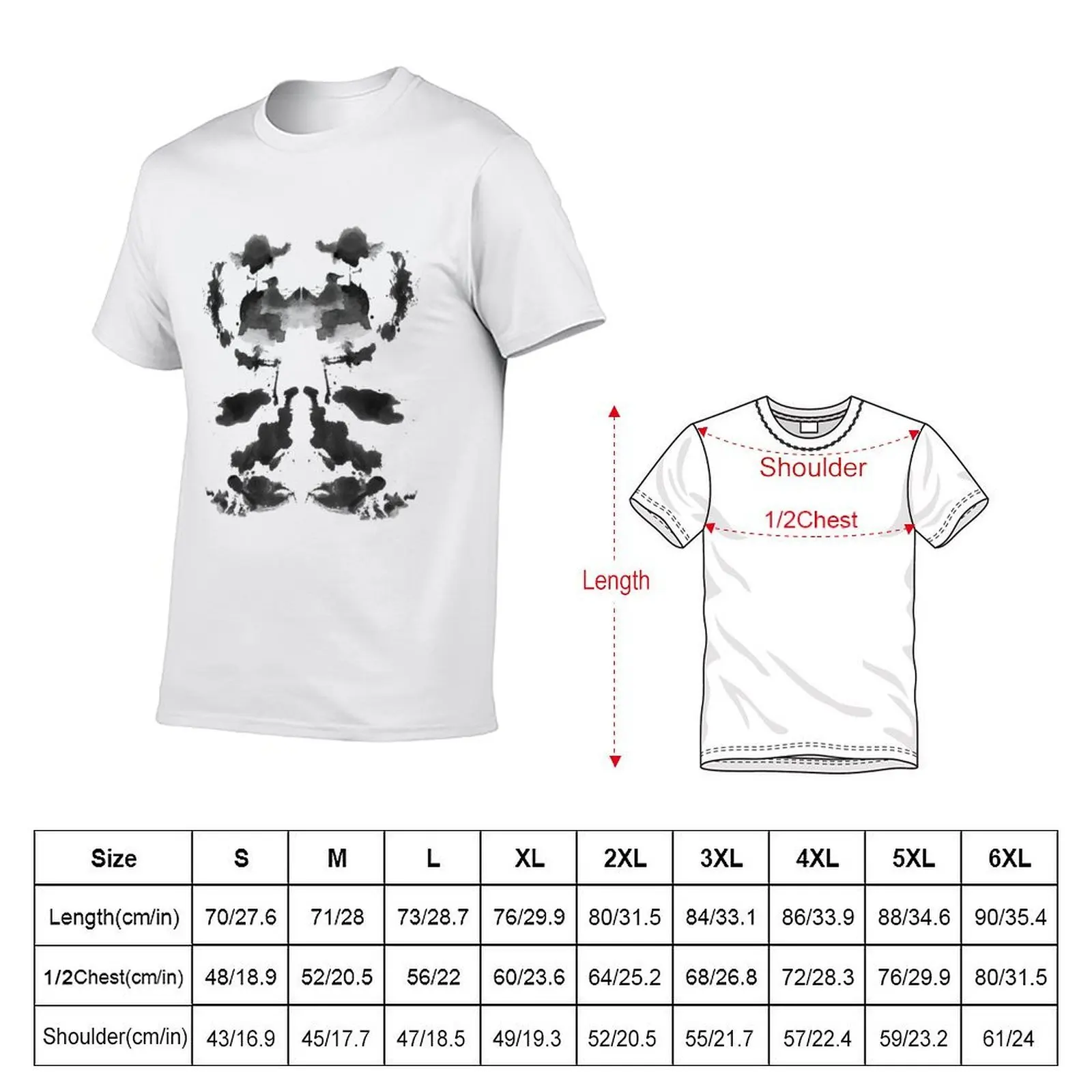 Rorschach Test | Abstract Designs - Mr ? T-Shirt plus size clothes shirts graphic shirts men
