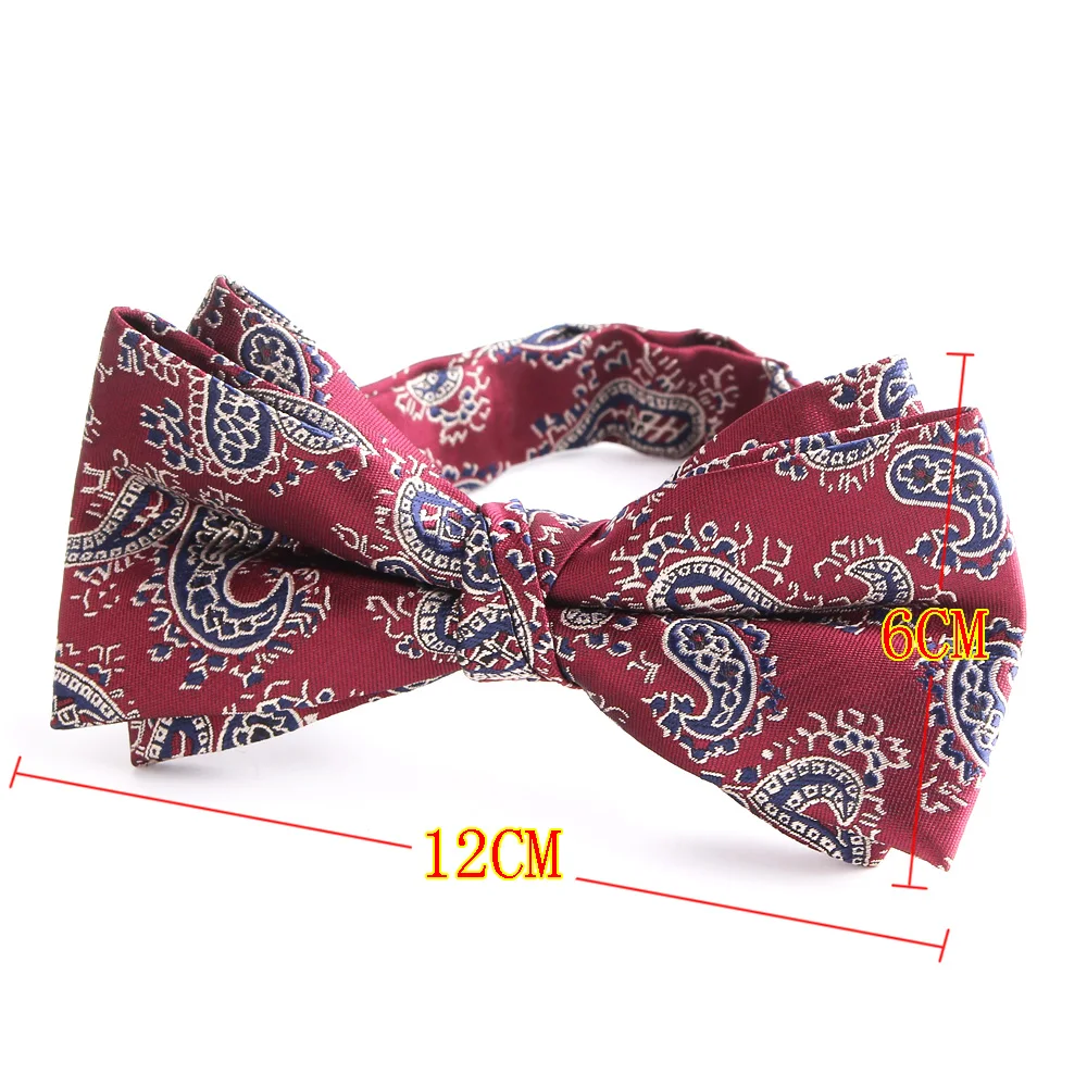 Jacquard Floral fliege Für Männer Frauen Erwachsene Paisley Bogen Krawatten Cravats Anzüge Männlichen Bogen knoten Für Party Hochzeit Striped bowties