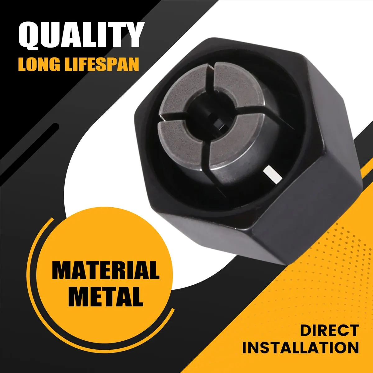 12MM 12.7MM 6.35MM Collet Nut Wrench, Replacement for DCW609 DCW600 DCW604 DW609, Precision Wrench for Power Tools
