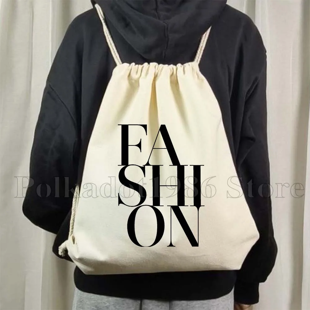 Aesthetic Fashion Women Girl Magazine Beauty Boss Dame Anna Gift Drawstring Bags Soccer Backpack Gym Sackpack Gifts String Bag