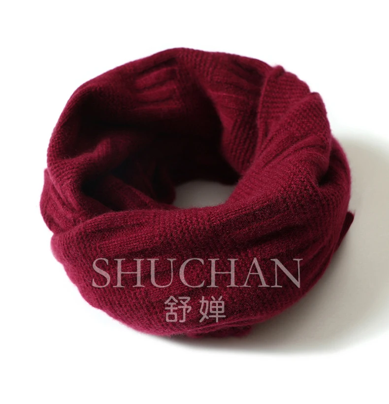 Thickened Cashmere Scarf Unisex Warm Wool Knitted Versatile Neck Protector Winter Designer Clothes Women Luxury