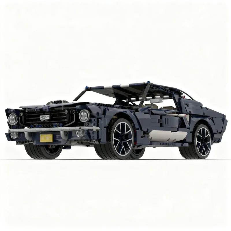 2962pcs MOC Mustang Technical Model Building Blocks Toy Construction Christmas Gifts 3D Assemble DIY Display Birthday Education