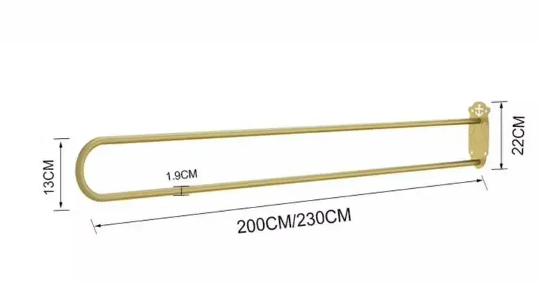 

Tieyi U-shaped and L-shaped beauty salon health center therapy bed beauty bed partition curtain curtain rod