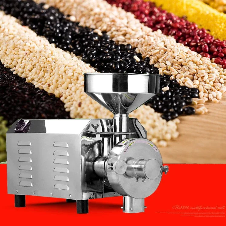 

powder grinder milling machine dry mini electric grain mill spices powder making machine grinder