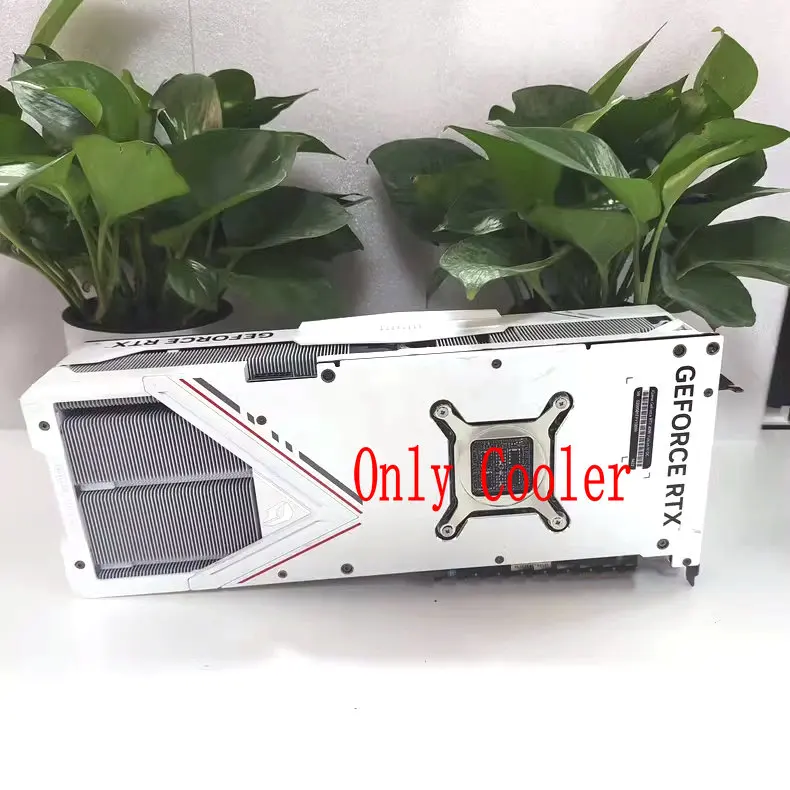 Original White Radiator Cooler for Colorful RTX4090 iGame Graphics Video Card with Backplate