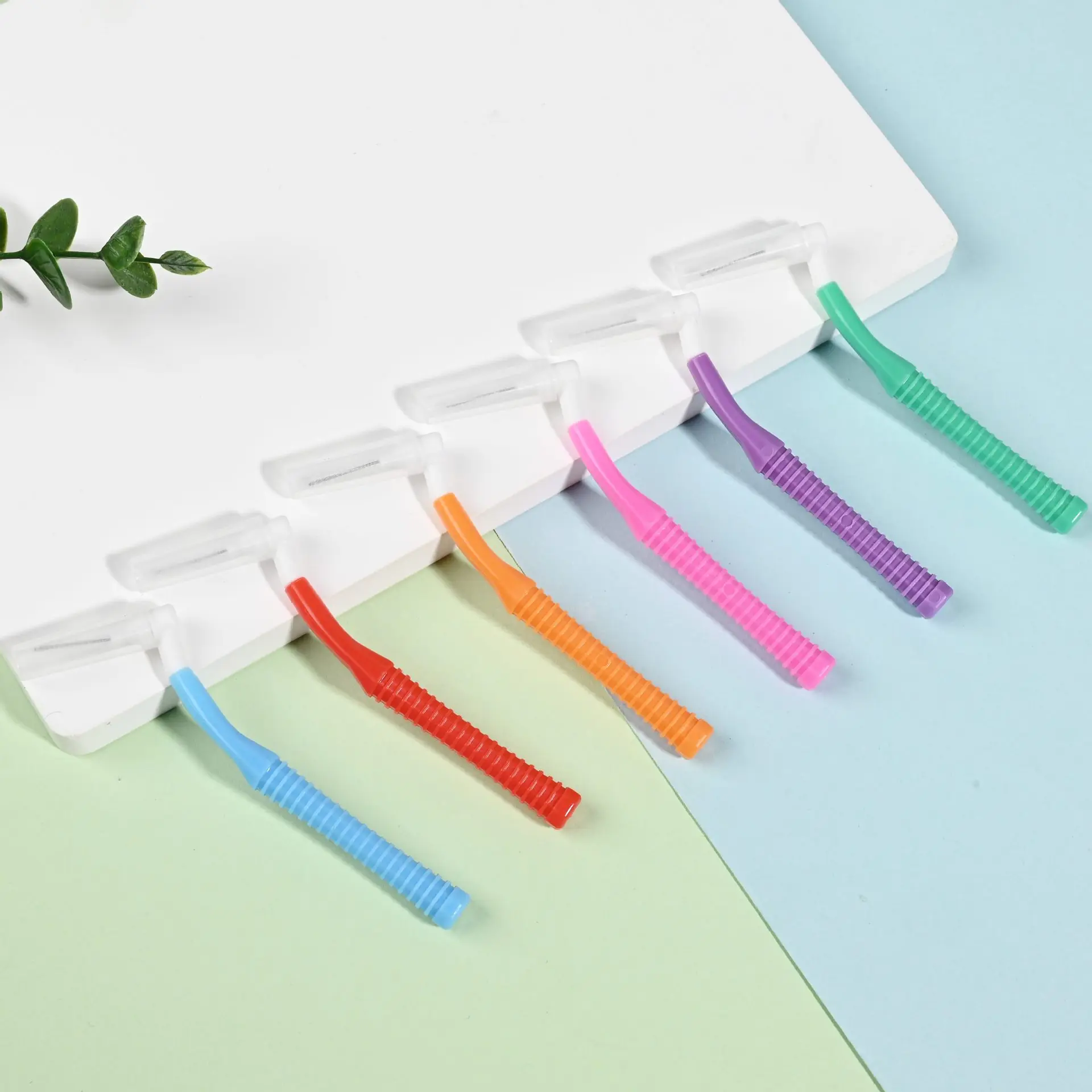 Сменная межзубная щетка для чистки между зубами Уход за полостью рта Сменные ортодонтические зубочистки L-образная зубная нить