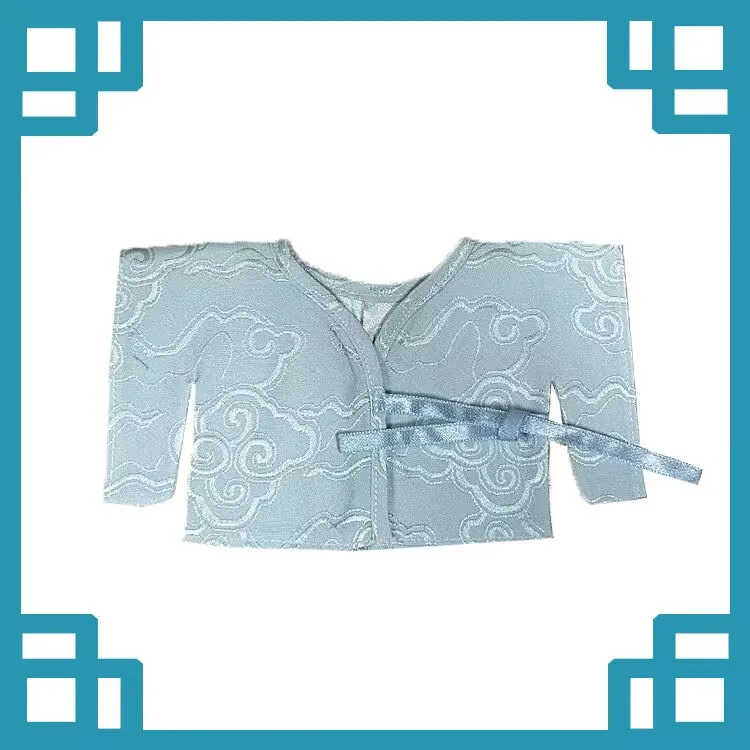 Sukienka dla lalki bawełnianej 20 cm w stylu starożytnym, tanie ubranka dla niemowląt Hanfu yukata oryginalny prezent na Nowy Rok