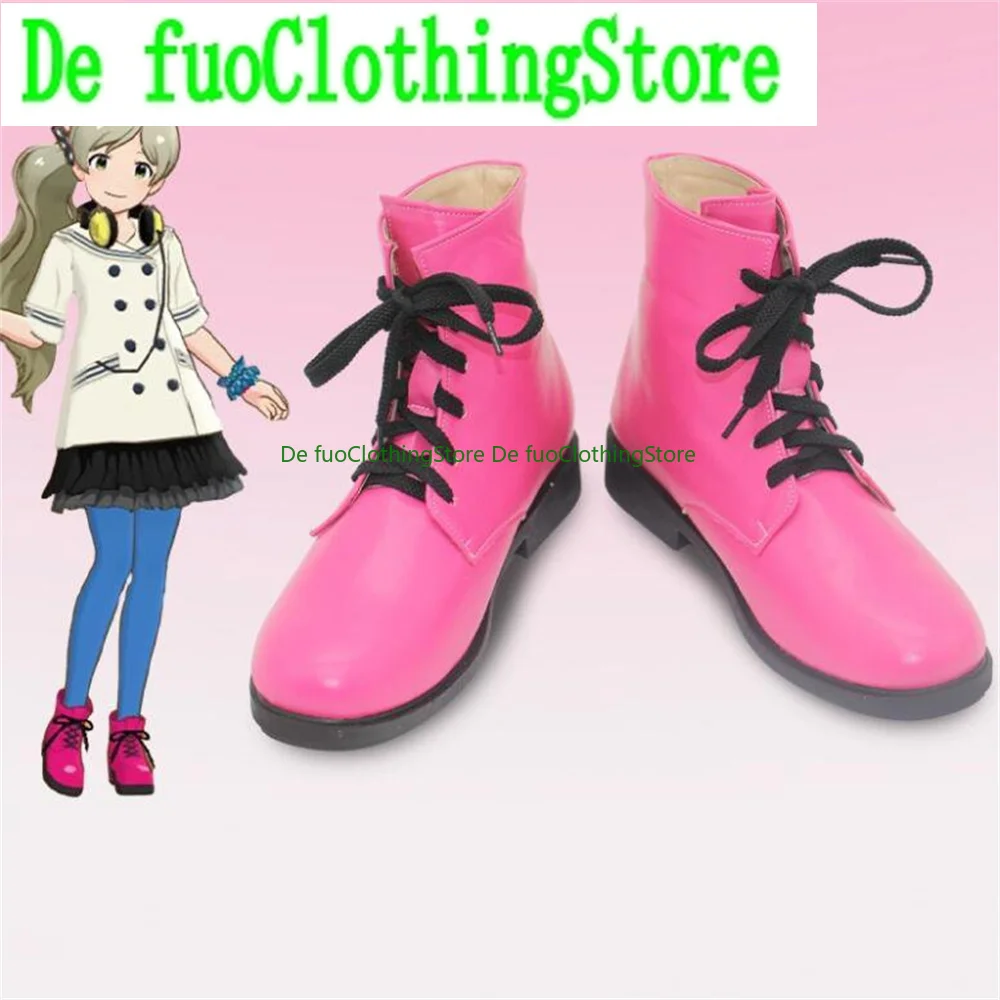 Roco THE IDOLM@STER MILLION LIVE! Cosplay Shoes Boots Game Anime Halloween Christmas DefuoClothing Shoes Store