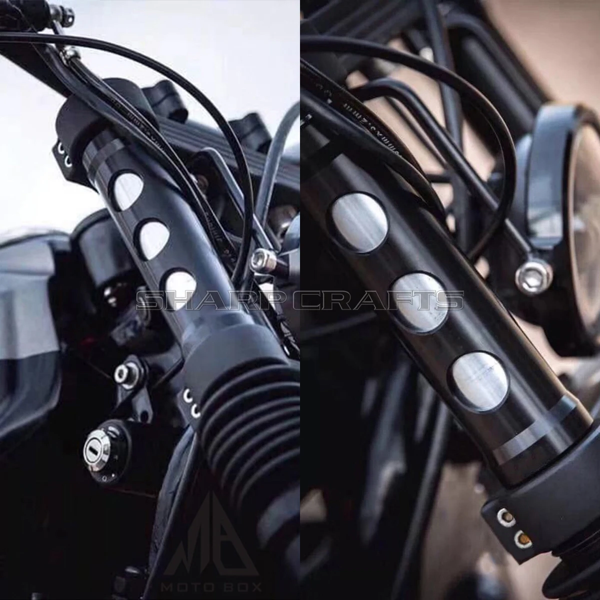 Motorcycle 180MM Front Fork Boot Slider Covers Upper Shock Absorber Cover For Harley Sportster XL 1200 883 Iron Roadster Custom