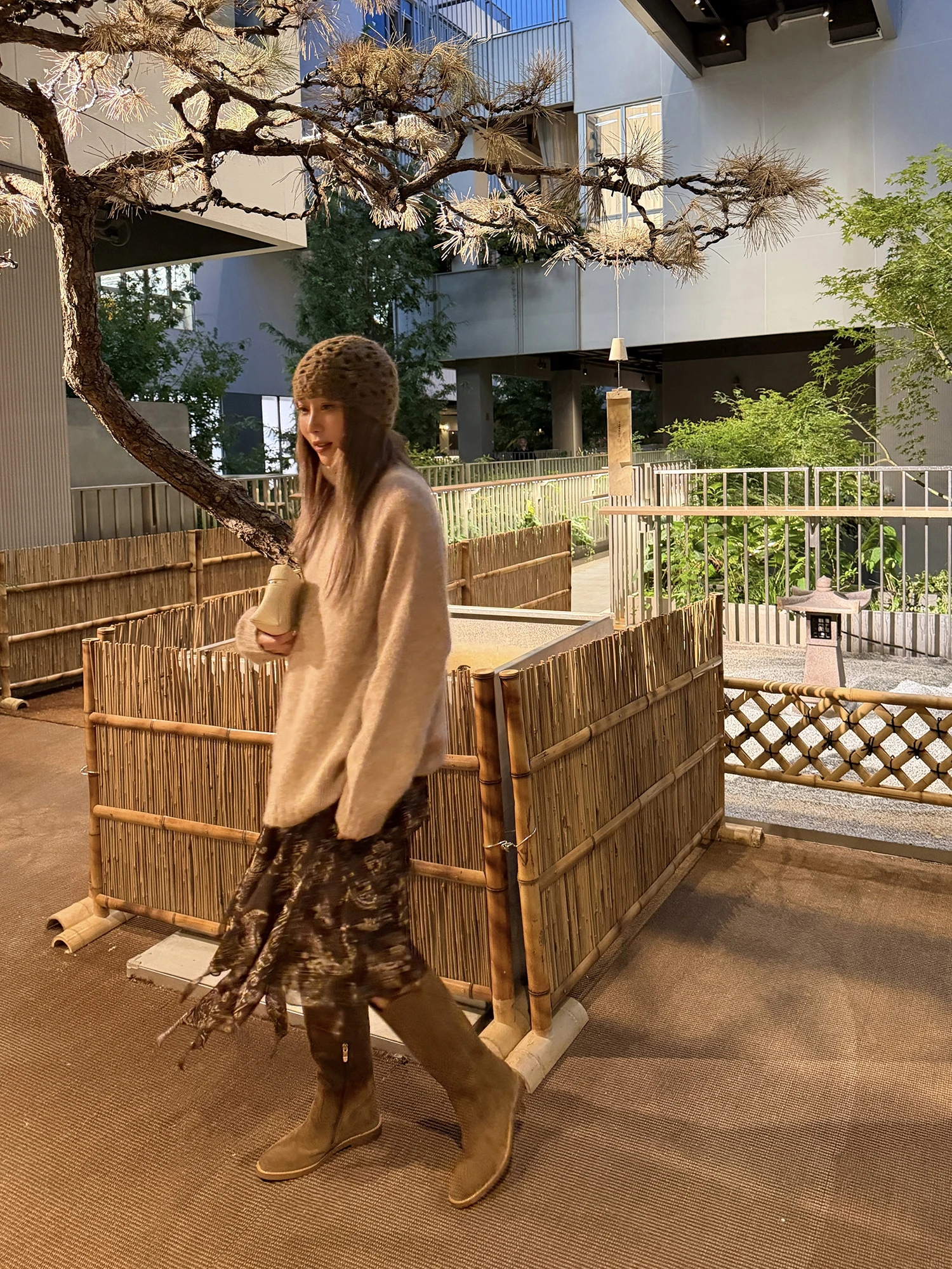 

Женский кардиган SukiiRED из 100% шерсти, вязаный, с круглым вырезом, узором «Цветок», воротником «Хенли», осенне-зимний, фас...