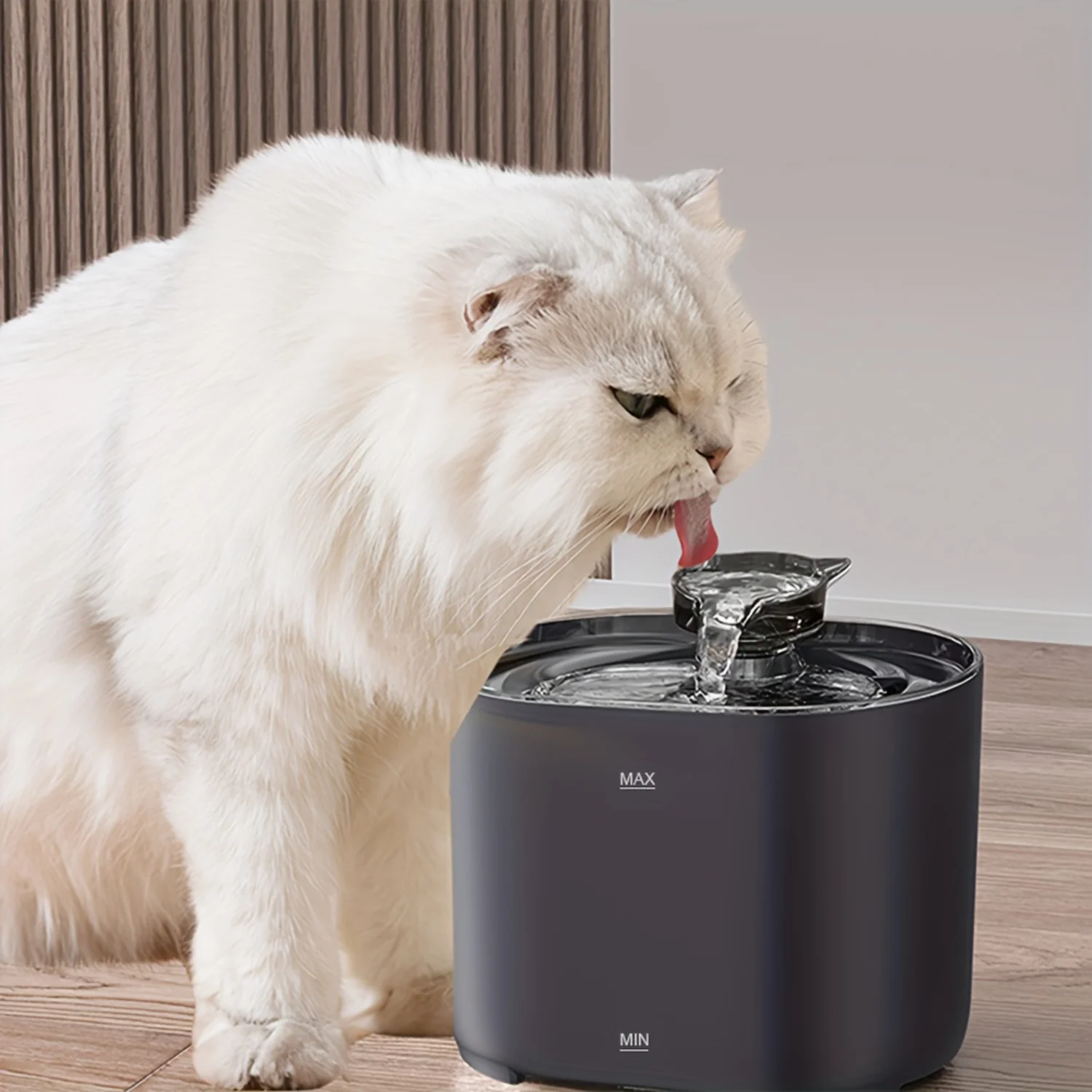 2.2L Cat Water Fountain  USB-Powered, Auto-Circulating Hydration Station for Healthier Indoor Cats