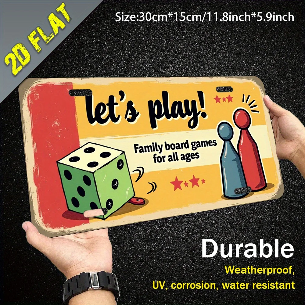 2D plat, 1-delig aluminium met - Board Game Cafe recensie en prijs