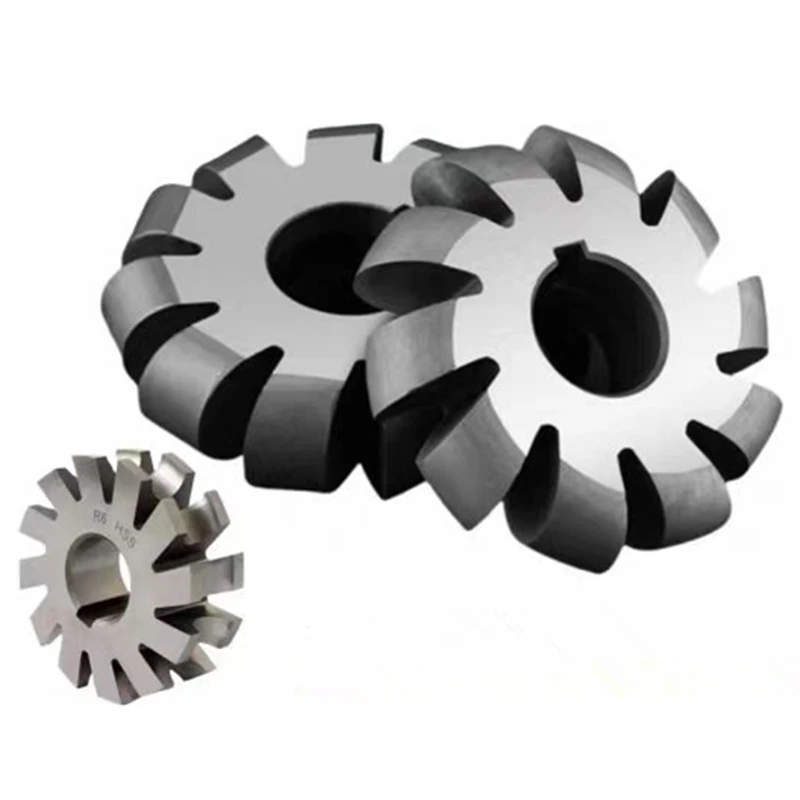 HSS M2 High Speed Steel Concave & Convex Semicircular Milling Cutter Half Round Radius Forming Milling Cutter For Metal Milling