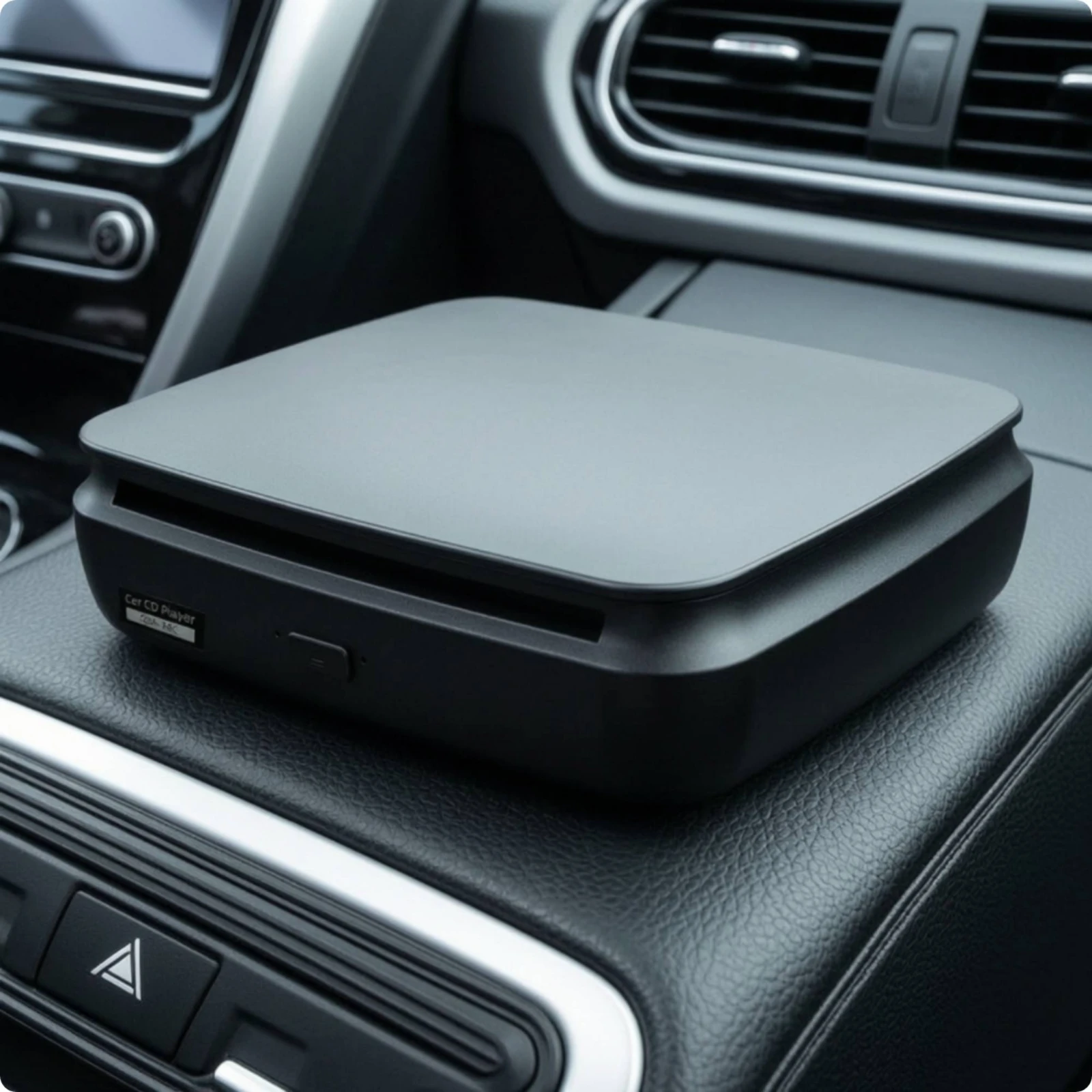 Car CD Player Portable USB Plug and Play CD Player Electronics Easy to Use Compatible for Commuters, Vehicles