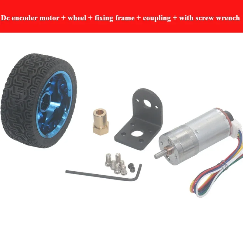 JGA25-370 DC 6V 12V 24V Geared Motor Encoder Speed Measuring Code Disc High Power Large Torque Balance Trolley Motor