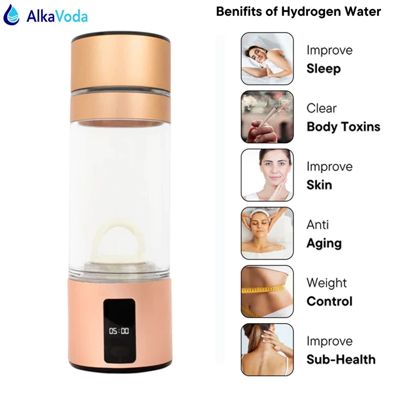 H2 Life SPE/PEM Генератор водородной воды Молекулярный ионизатор растворенной воды H2 CUP Водородная бутылка