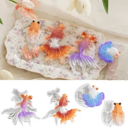 Multi-Style 3D Fish Shape Silicone Mold DIY Octopus Carp Shape Epoxy Resin Mold DIY Jewelry Making Mold Home Decoration