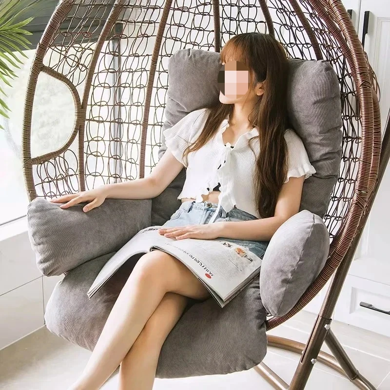 Hanging Basket Cushion Thickened Large Hammock Chair Egg Chair Cushion Swing Seat Cushion Hanging Chair Backrest Pillow