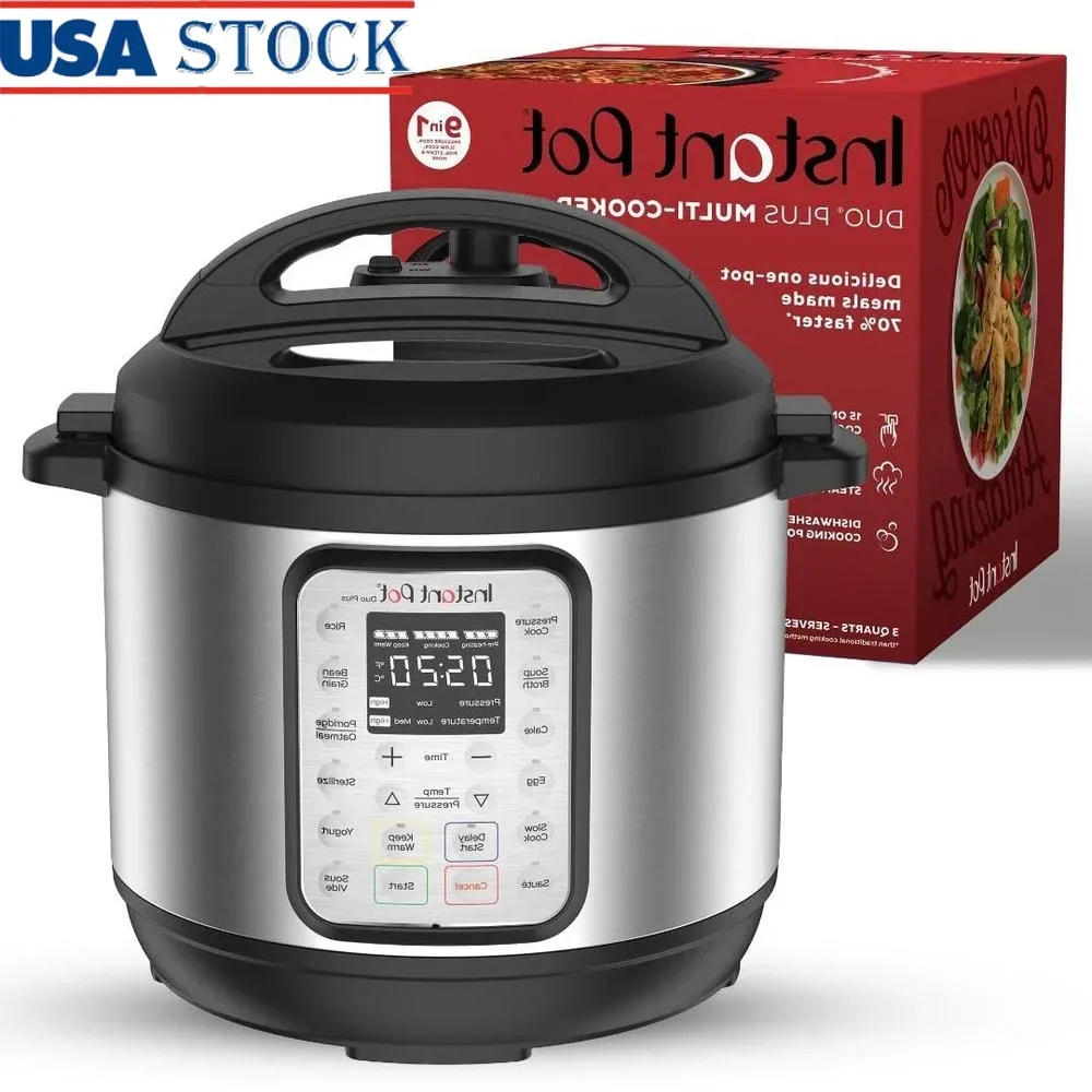 9-in-1 قدر الضغط الكهربائي طباخ بطيء جهاز طهي الأرز باخرة صانع الزبادي Sauté معقم جهاز تسخين الطعام التطبيق متضمن