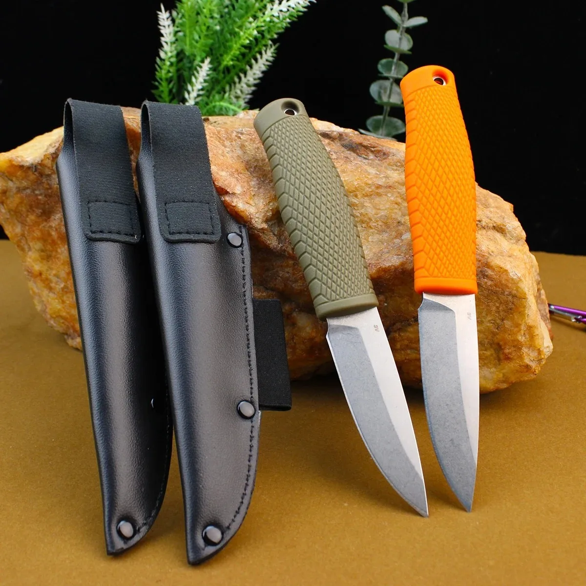 New Fixed Knife Portable Multi-purpose Outdoor Straight Knife, Pocket Knife Jungle Survival EDC Tools