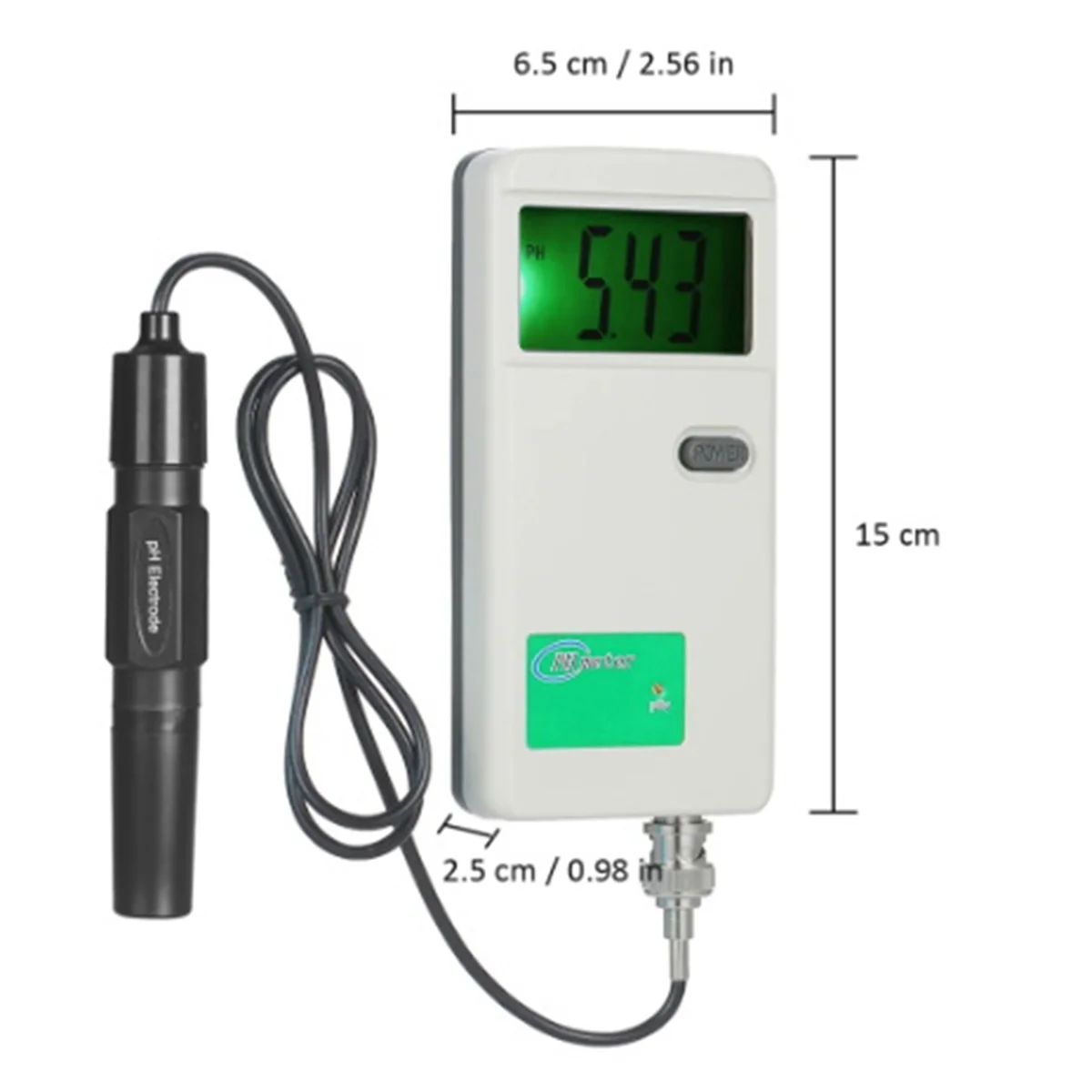 Digital PH Meter High Precision PH Tester Backlight Display Water Quality Tester for Laboratory Drinking Tank