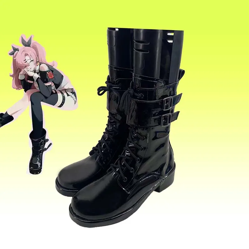 

Game Nicole Demara Cosplay Anime Comic Long Black Boots Zenless Zone Zero Cosplay Costume Prop Shoes for Halloween Party Gift