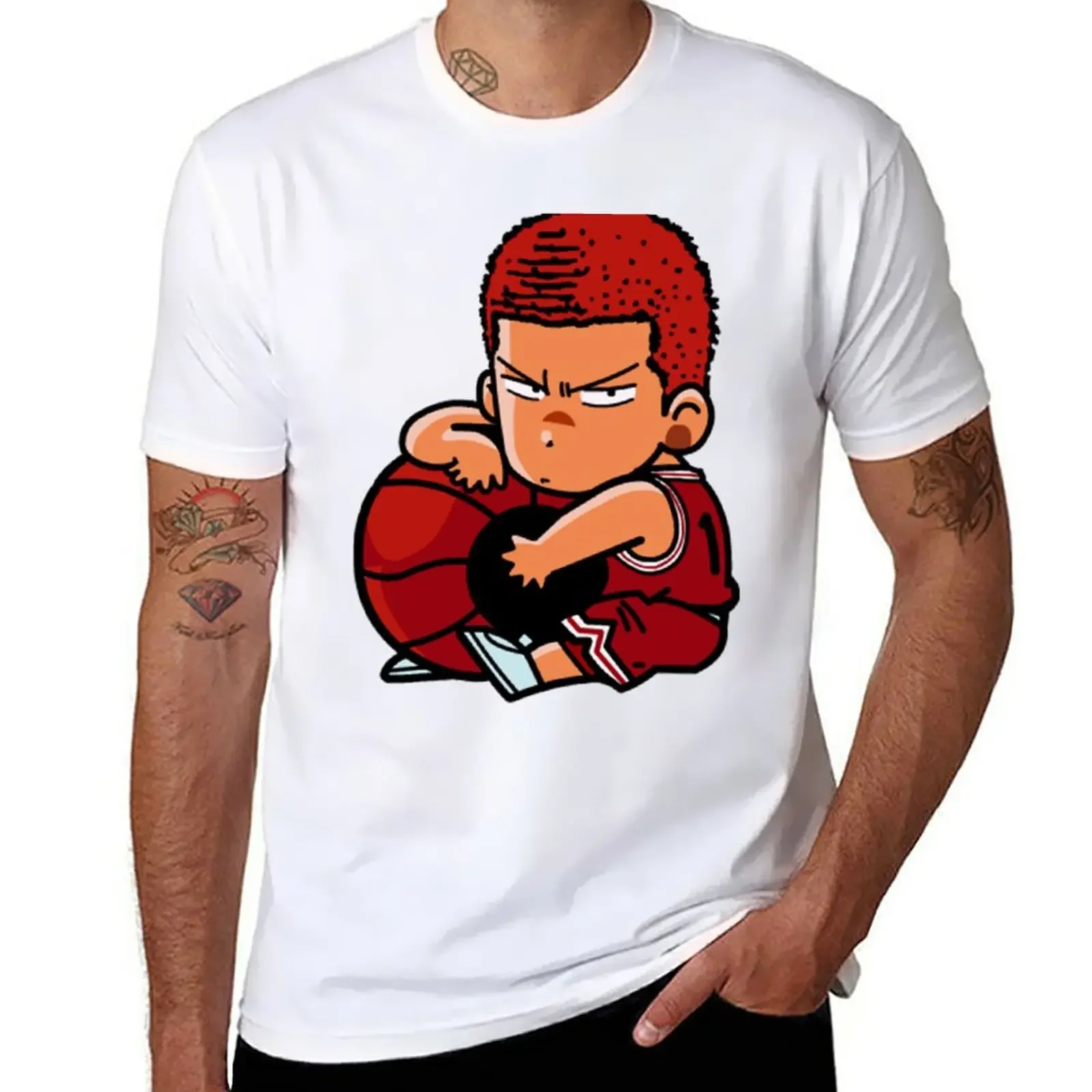 

New Tensai Basket Ball Man T-Shirt oversized t shirts korean fashion T-shirts for men cotton