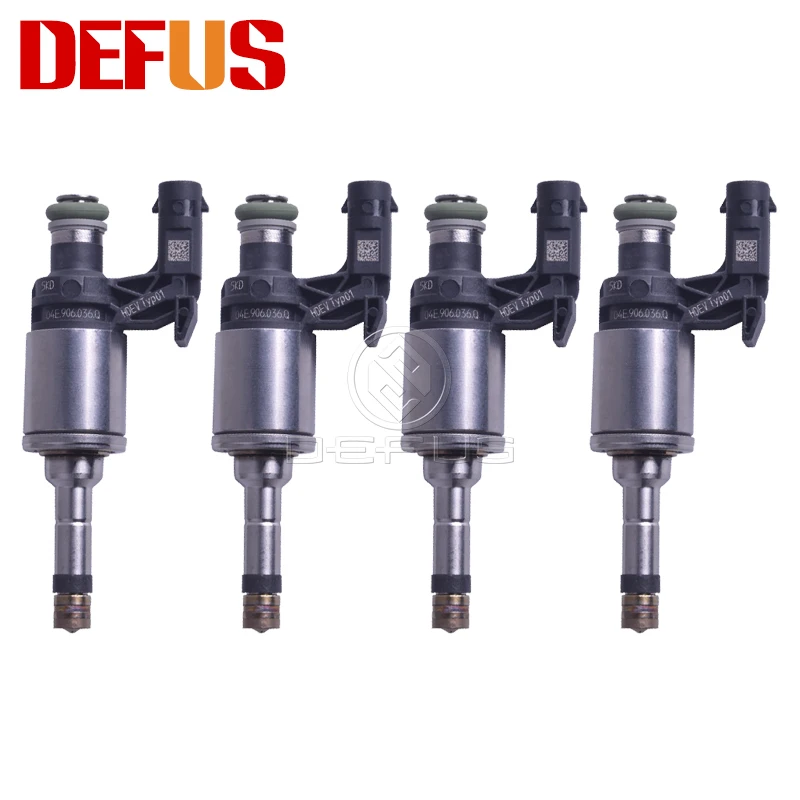 

Топливные форсунки DEFUS, 4 шт., высокопроизводительные, OEM 04E906036Q, для Audi A3, Seat Leon, Skoda, VW Passat.
