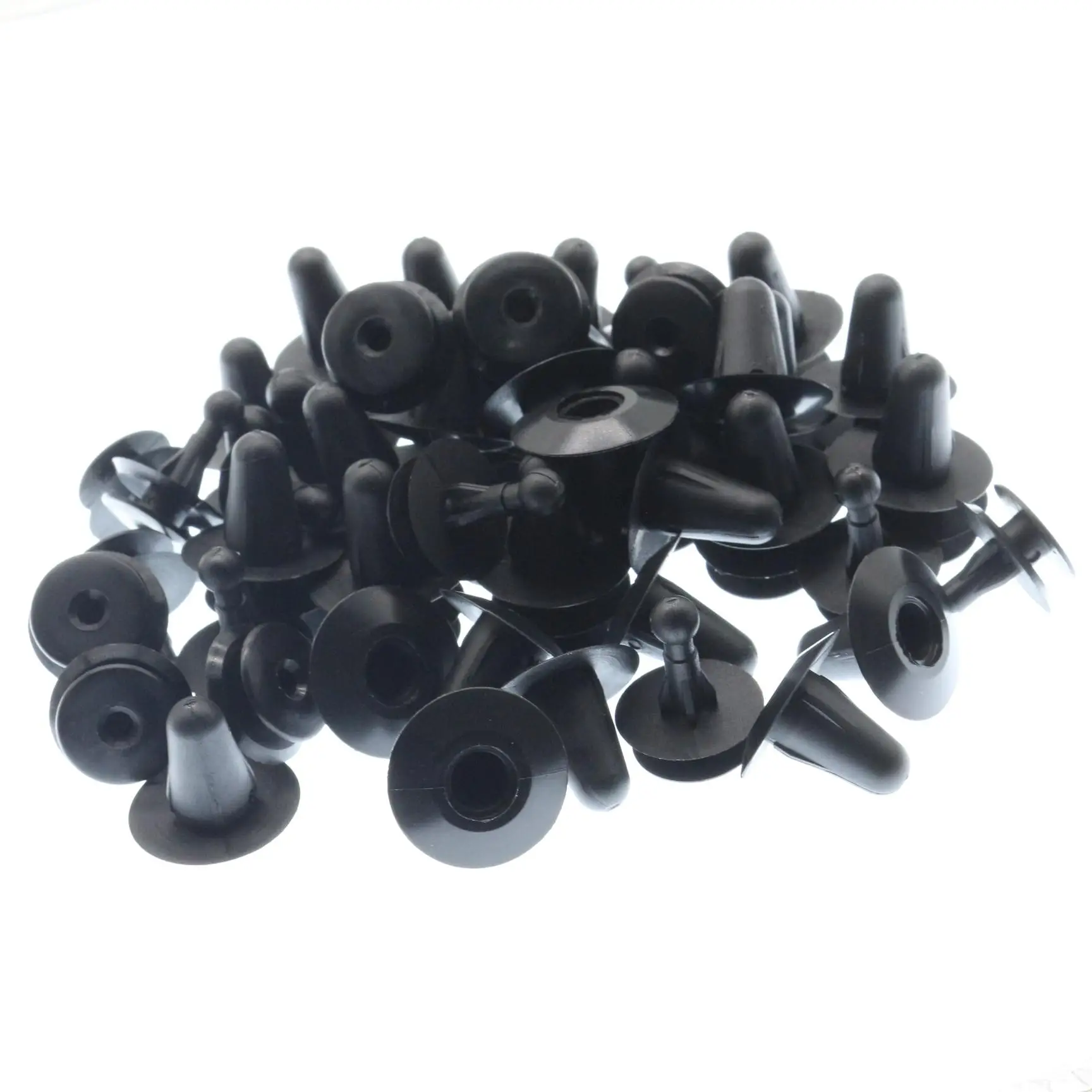

30 pcs Retainer Clip Panel Fasteners Fit For Lexus RX300 1999-2003 Toyota 4Runner Van Celica Camry 6777112010 Black Nylon