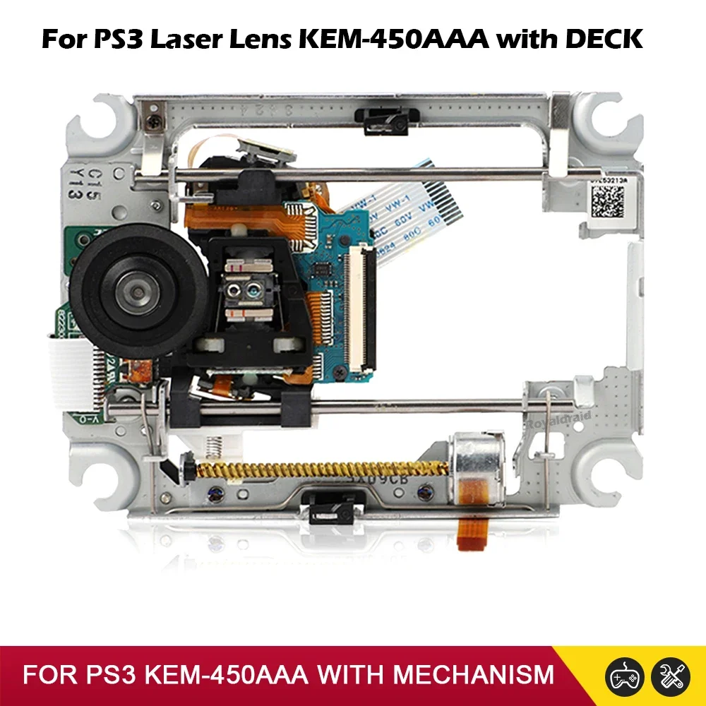 Replacement KEM-450AAA KEM 450AAA For PS3 Slim 2000 2500 3000 KEM 450 AAA Laser Lens With Deck For Playstation 3 PS3 Slim Consol