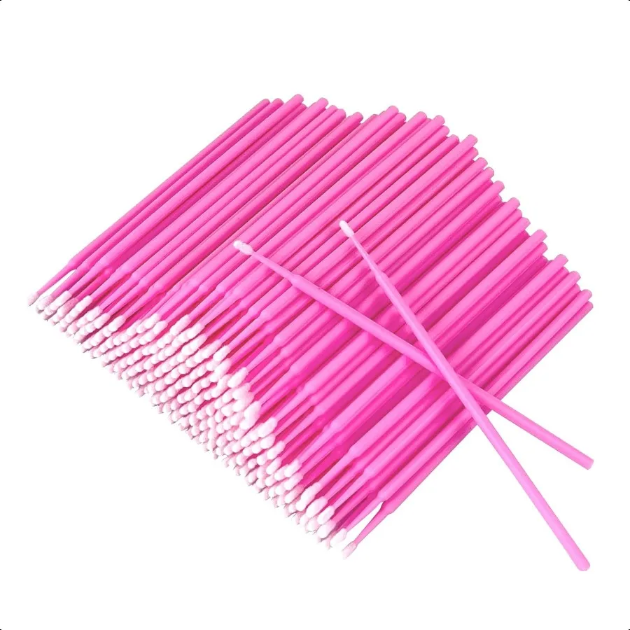 Micro Brushes Microswabs For Eyelash Extensions Makeup Lint Free Lip Micro Applicator Brush  Micro Swabs Eye Lash Mascara Wands