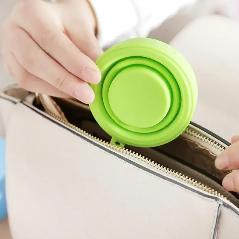 

Портативная выдвижная складная силиконовая чашка с крышкой 170 мл, 1 шт., телескопическая складная чашка для питья для путешествий на открытом воздухе