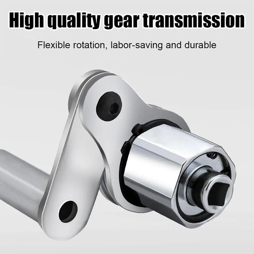 Podofo 1:16 Drehmomentvervielfältiger 1/2 Zoll Antrieb Kraftsparender Schraubenschlüssel 680 N.m 17mm 19mm 21mm Autoreparaturwerkzeug für DIY Auto Garage SUV Mutternlöser – Detail 6