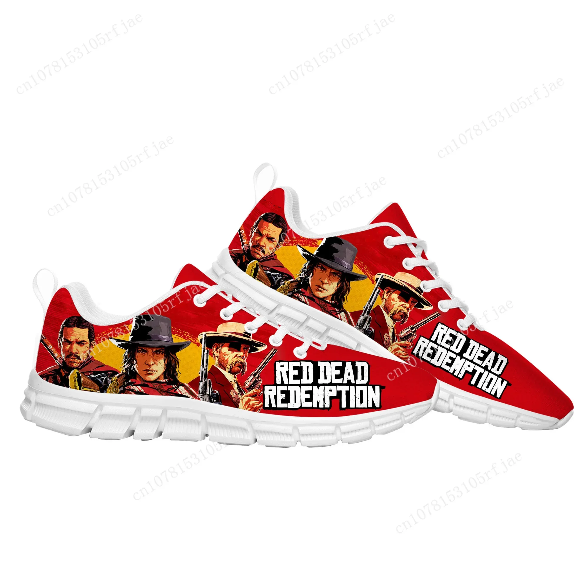 

Video Game Red Dead Redemption Sports Shoes High Quality Men Women Teenager Sneaker Tailor Made Couple Built Shoes