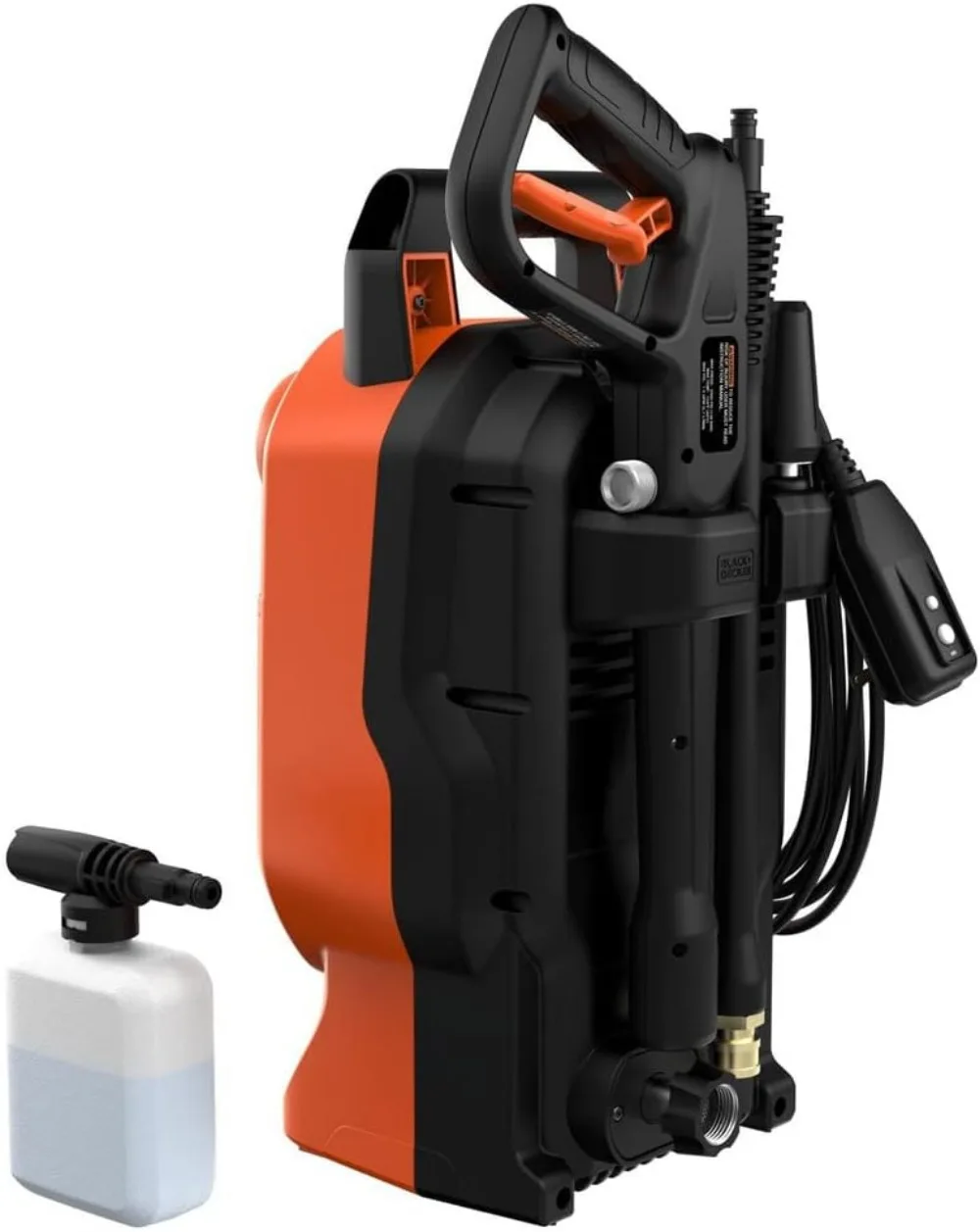 Electric Pressure Washer, Cold Water, 1700 PSI, 1.2 GPM for Outdoor Cleaning Tasks