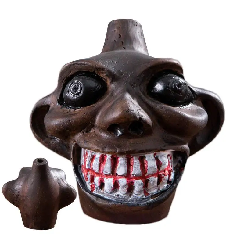 

Real Screaming Aztec Death Whistle Demon Design Aztec War Whistle Aztec Death Whistle Loudest Whistle Authentic With Unique