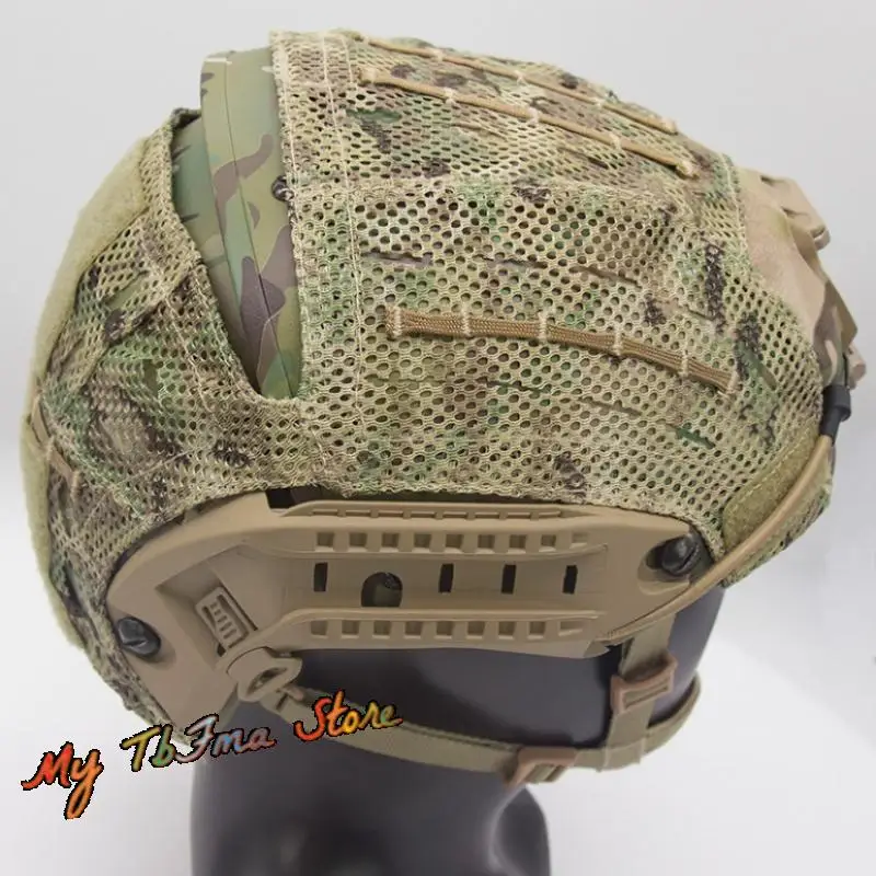 FMA Tactical Airframe Helmet Cloth AF Camouflage Helmet Cover AF/CP 2 In 1 Special Mesh Helmet Cloth TB1282