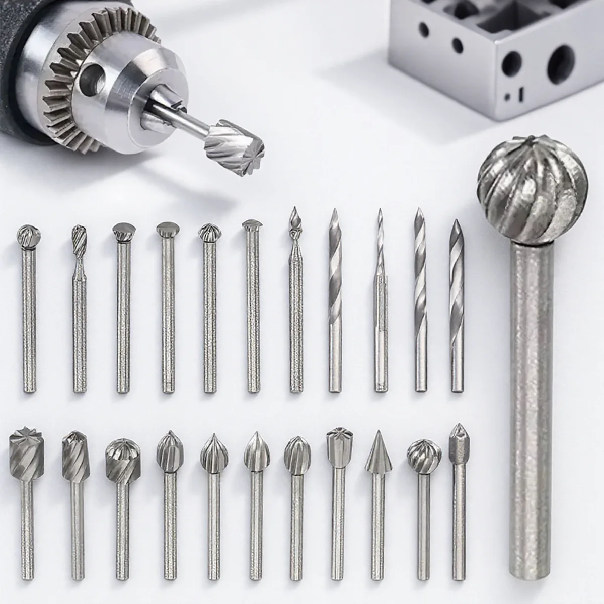 

High Speed Steel Woodworking Rotary File Engraving Milling Cutter Electric Grinder Tool Accessories Grinding