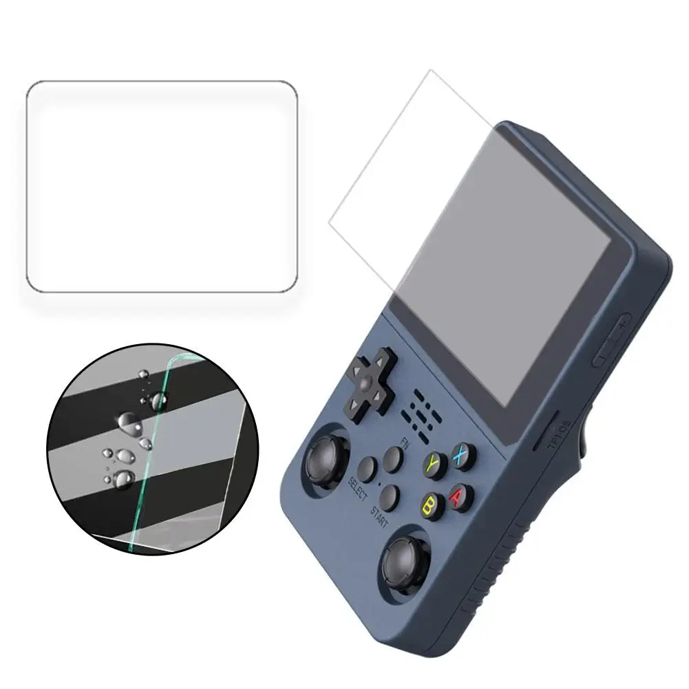 For R40S Pro Screen Protector Handheld Game Console Hardness Glass Scratch-resistant 9H Tempered 1pc X1Y4