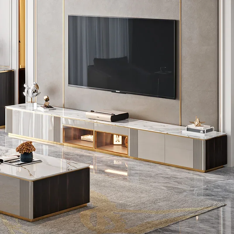 

Simple Modern Storage Tv Cabinet Light Luxury Floor Universal Home Cabinet Monitor Stand Meuble Tv Living Room Furniture