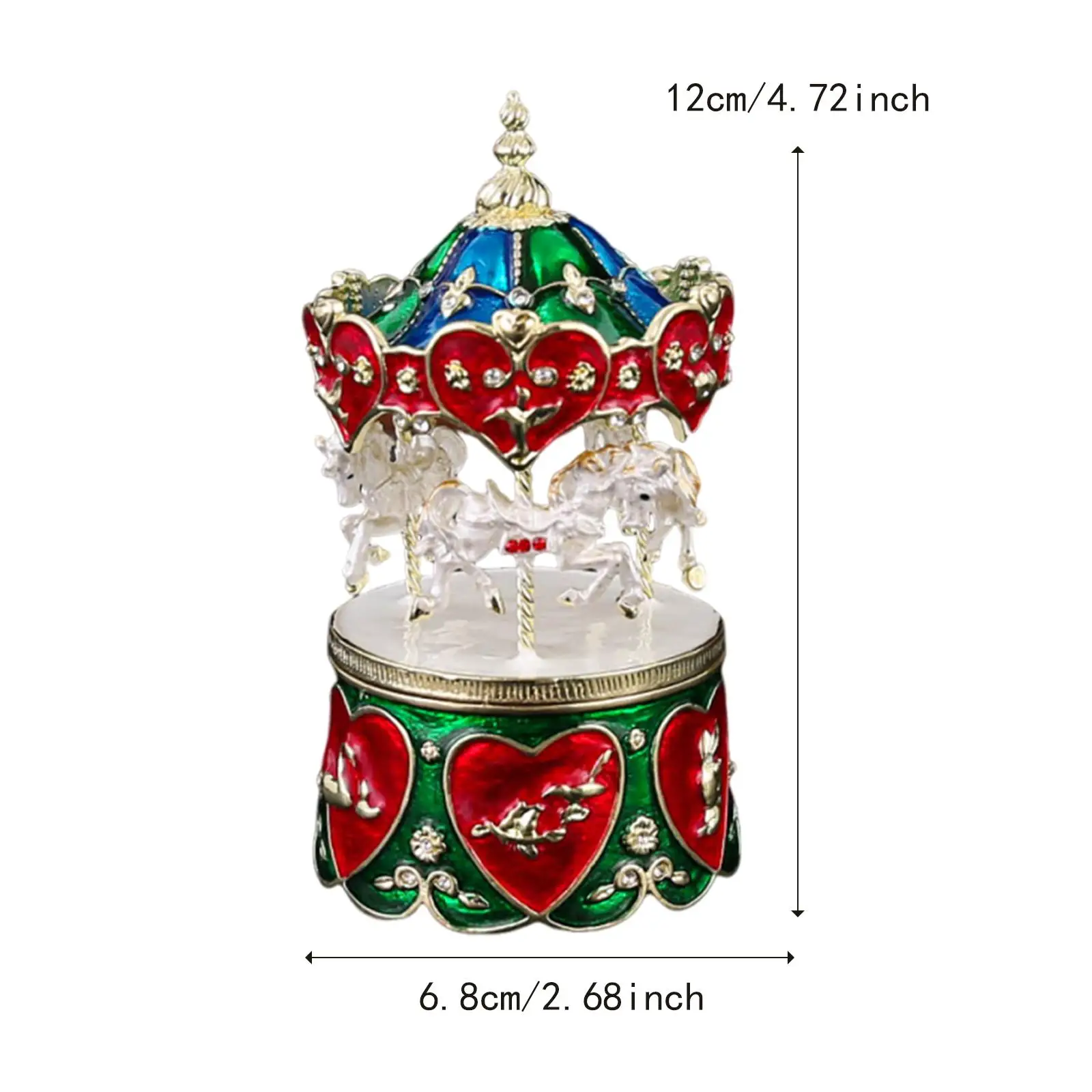 صندوق حلية دائري صندوق مجوهرات إبداعي لخواتم الأساور والدبابيس
