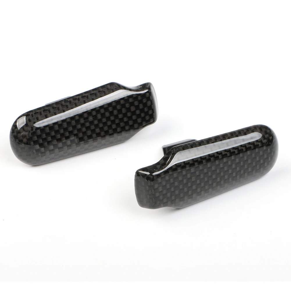 

Carbon Fiber Gear Shift Knob Cover Unique S Abrasion Black Carbon Fiber Decor Style Fitment Carbon Fiber Black