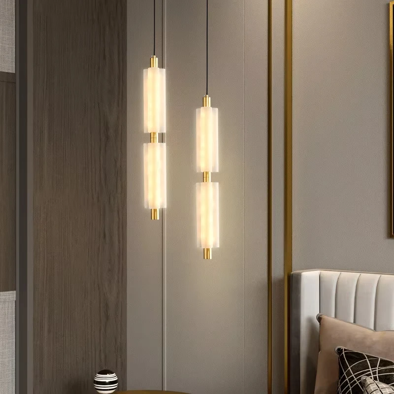 Imagem -03 - Modern Acrílico Led Pendant Light Decoração Interior Long Hanging Lâmpadas Lustre Sala de Estar Sala de Jantar Quarto Luminárias de Parede