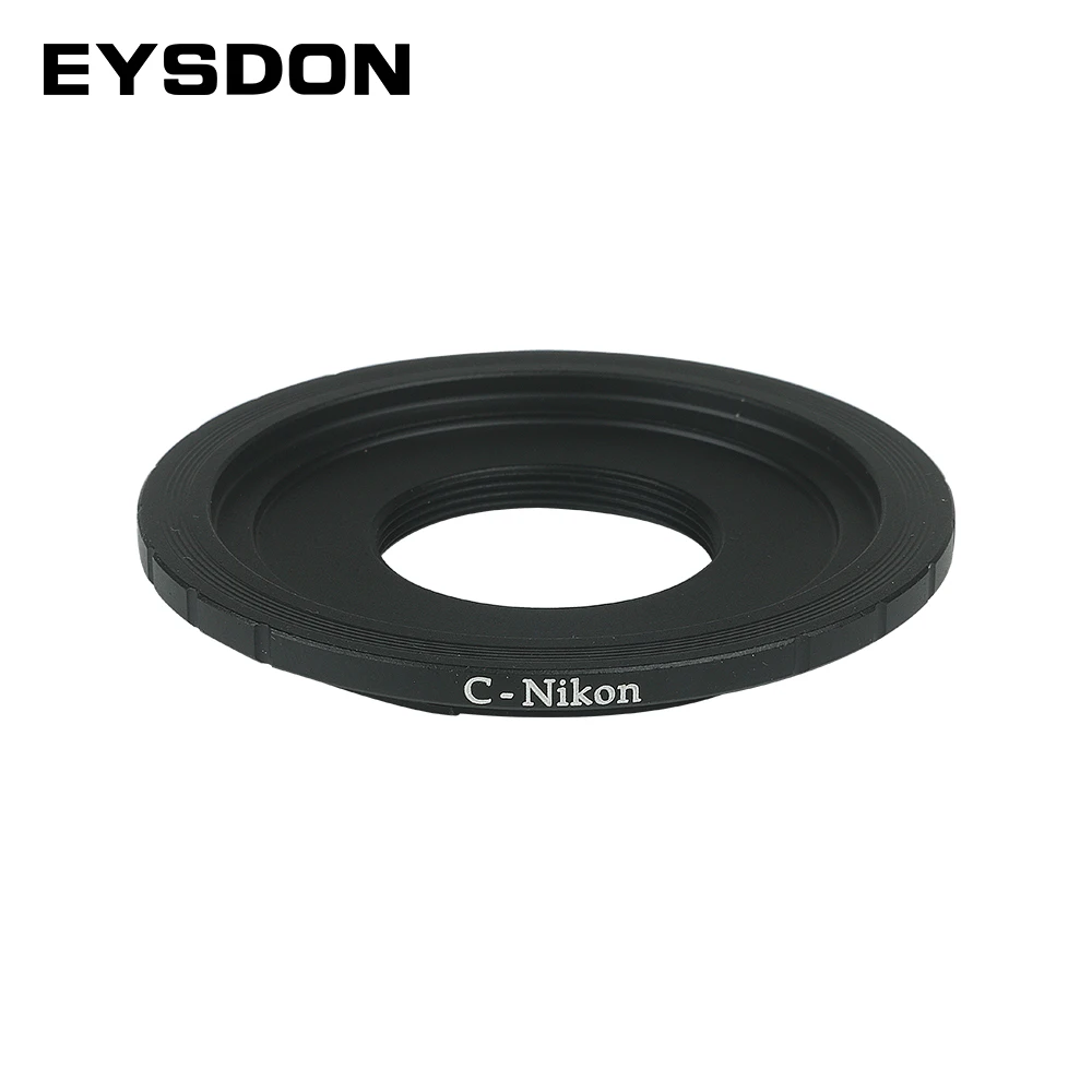 EYSDON Lens Mount Adapter C to Nikon Converter Compatible with C-Mount CCTV/Cine Lenses on Nikon F-Mount Cameras