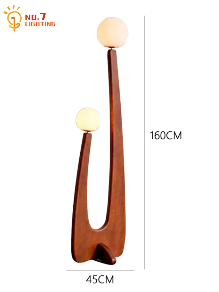 Imagem -06 - Design Escandinavo Vintage Solid Wood Floor Lamp Led E27 Canto Luzes de Stand Home Decor Sala de Estar Quarto Cabeceira Estudo