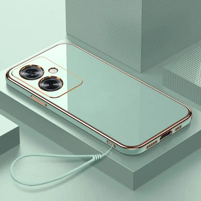 For Oppo A79 Case OPPO A79 5G Phone Case oppo A79 Case a79 Cover OPPO CPH2553 Luxury Square Plating Shockproof Back Cover