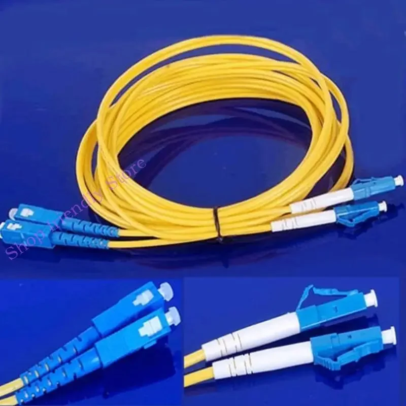 594A Fiber Patch Kabelsperrsparm Kabel LC-SC Duplex Einmodus Optik für Netzwerk 3meter-Jumper-Kabel